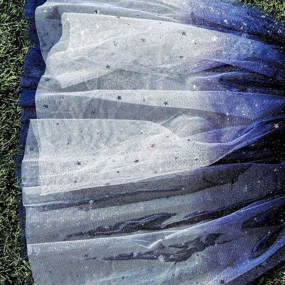 Little girls sparkle snowflake holiday dress - Picture 4 of 14